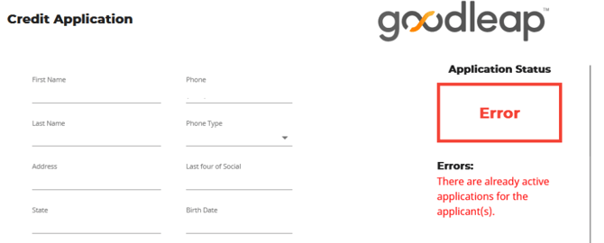 GLAppError_ExistingApplicants