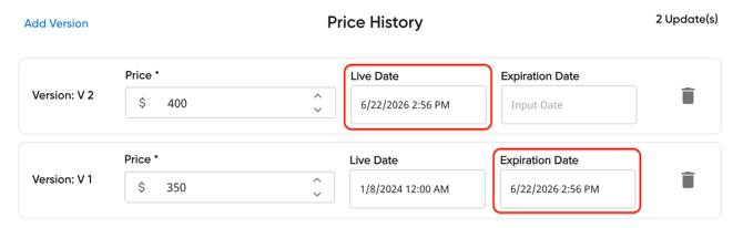Adders_NewPricingVersionsDates