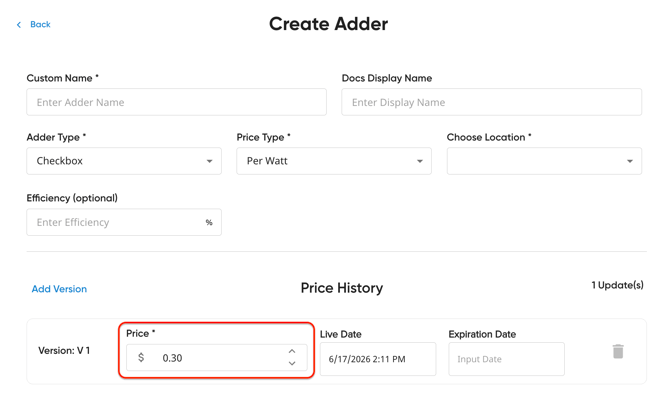 Adders_Price