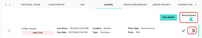 Adders_ShowExpired