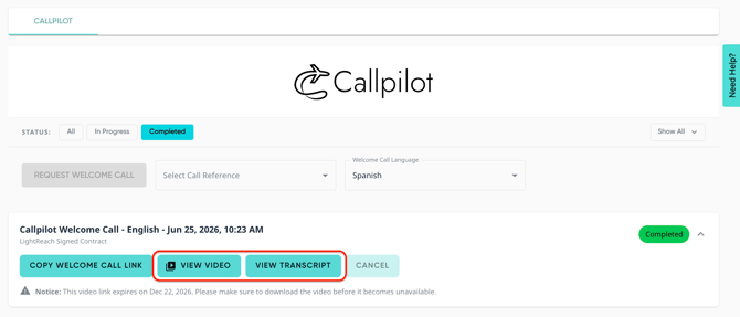 Callpilot_ViewVideoTranscript
