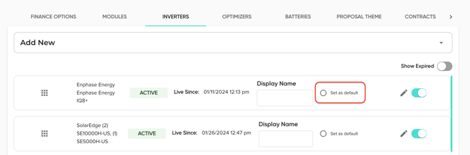 Inverters_SetAsDefault