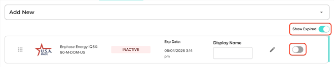 Inverters_ShowExpired_Reactivate