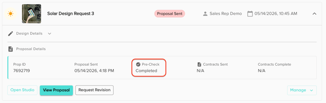 Projects_PreCheckComplete