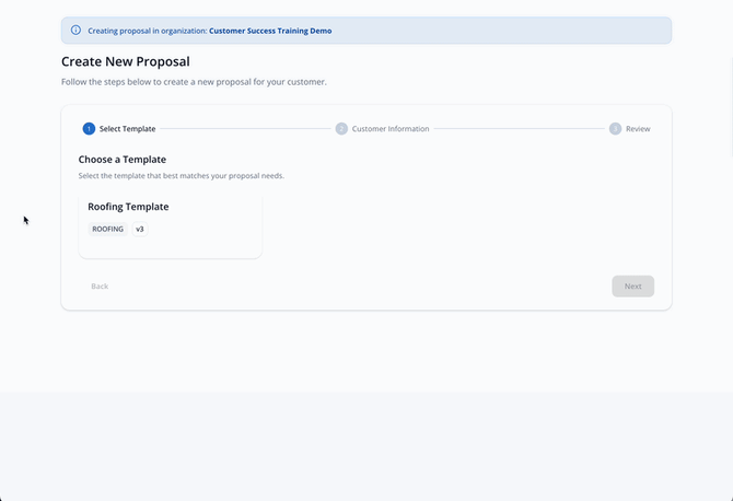 Roofing_CustomerCreation_SelectTemplate_GIF
