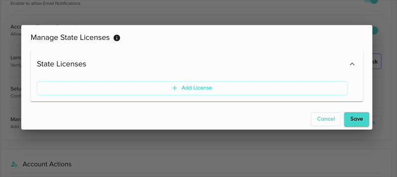 Adding a State License to Your User Profile